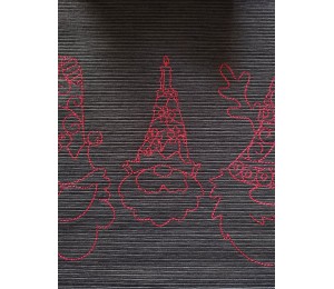 Stickserie - Stylish xmas Gnomes LineArt